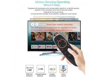 G10S PRO - Пульт для Android TB-приставки (TV-Box / медиаплеер) X96 MAX, A95X, F3... G10S PRO - Пульт для Android TB-приставки (TV-Box / медиаплеер) X96 MAX, A95X, F3...