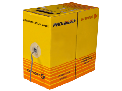 Кабель UTP 4PR 24AWG CAT5e 305м outdoor