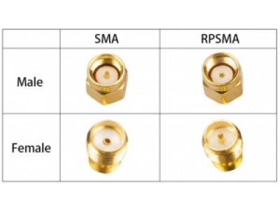 Переходник RP-SMA male - F female Переходник RP-SMA male - F female