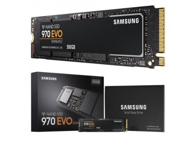 SSD M.2 NVMe 500 GB SAMSUNG 970 EVO Plus MZ-V7S500BW 500Gb, M.2 2280, PCI-E x4, NVMe