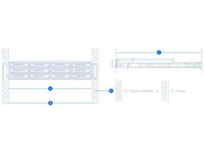 Рельсы SYNOLOGY RKS1317 Рельсы SYNOLOGY RKS1317