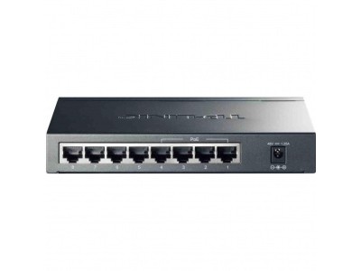 TP-Link TL-SG1008P - 8-портовый настольный гигабитный коммутатор с 4 портами РоE TP-Link TL-SG1008P - 8-портовый настольный гигабитный коммутатор с 4 портами РоE